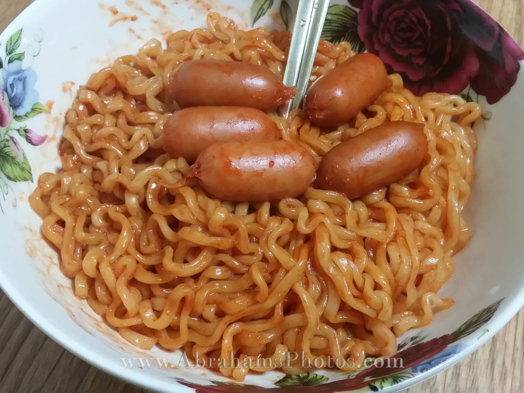 Cooked Korean Ramen